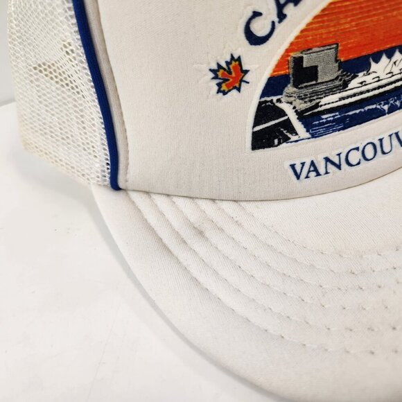 Vintage Canada Place Vancouver BC Trucker Hat - Picture 2 of 9